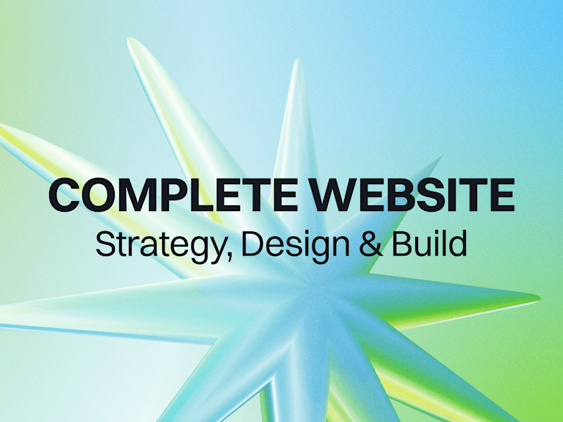 Cover image for Complete Website | Strategy, Design & Build in Webflow
