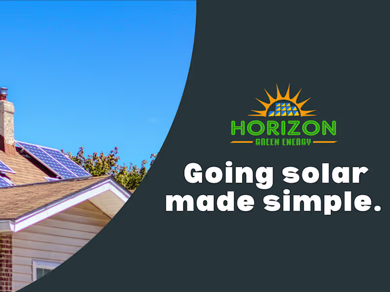 Cover image for Horizon Green Energy | Renewable Energy Installation Service