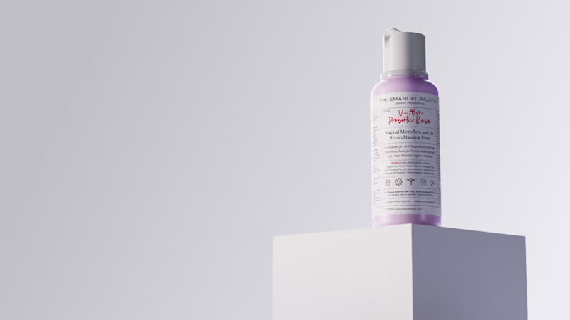Cover image for Probiotic rinse product renders