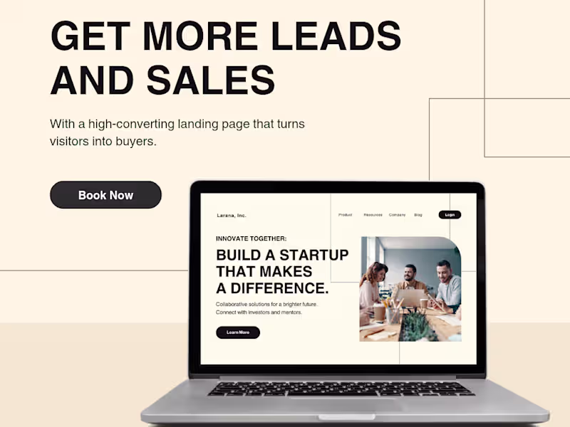 Cover image for Website Landing Page