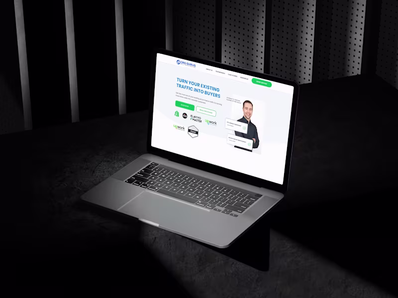 Cover image for CRO Gurus Website