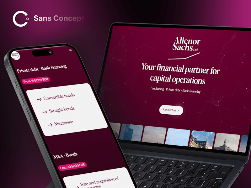Cover image for Financial Agency Landing Page ❇️