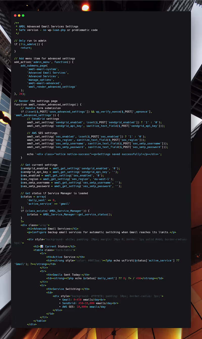 Cover image for High-Deliverability Email Engine: Custom SendGrid