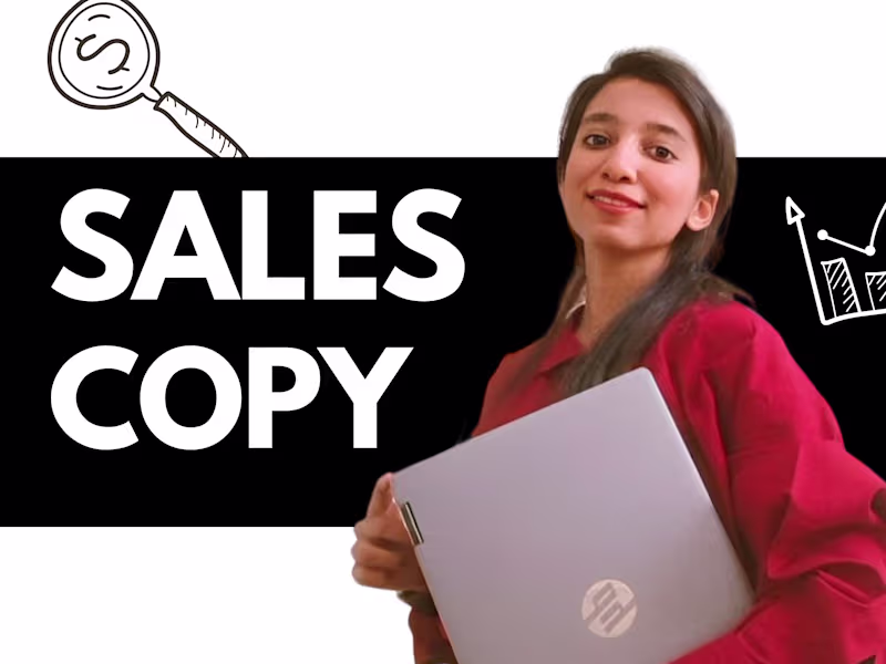 Cover image for I will write an irresistible sales copy for your sales page.