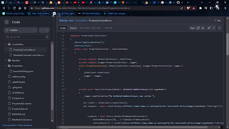 Cover image for .NET Core Web Application with RESTful API Integration