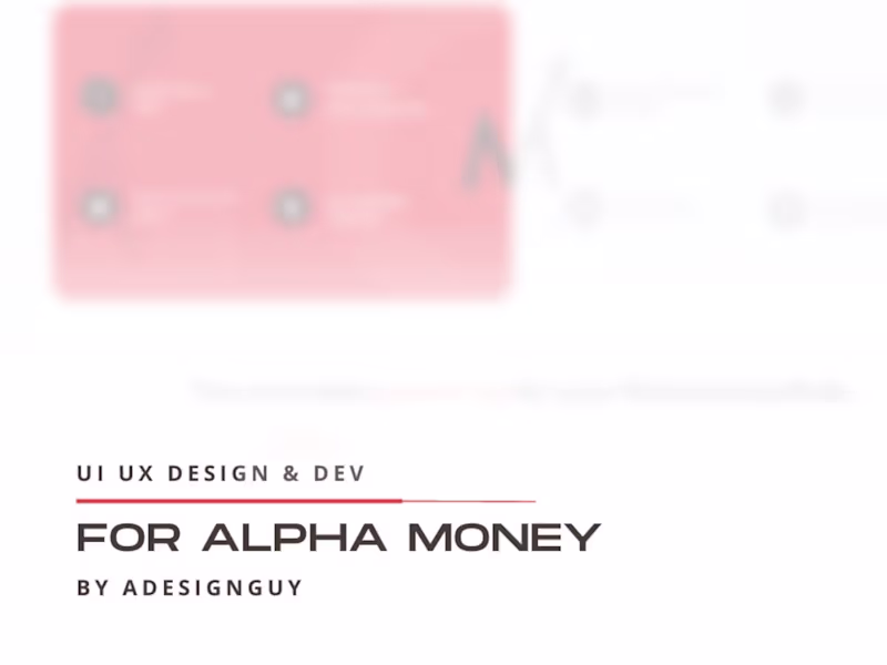 Cover image for Alpha Money