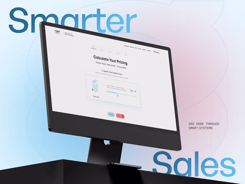 Cover image for UX/UI for an Automated Sales & Pricing Tool