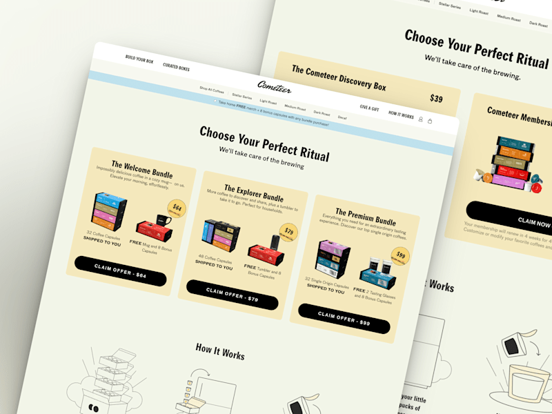 Cover image for Cometeer | Bundle Sections from Figma to Replo