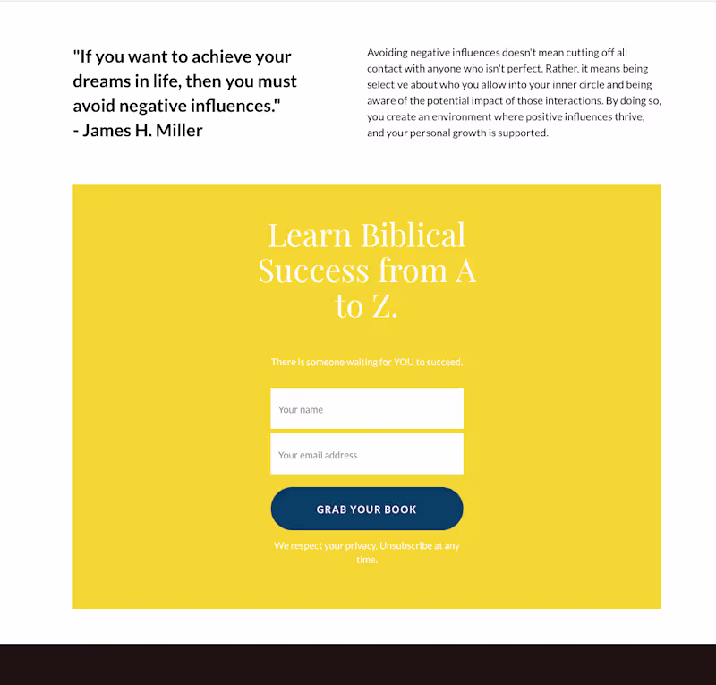 Cover image for Landing Page Copy for an