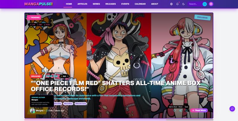 Cover image for MangaPulse - Anime & Manga News