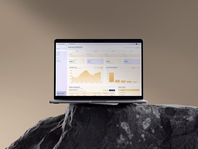 Cover image for JioPay B2B Dashboard — Internal Transactions Tracker
