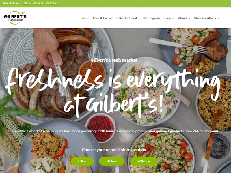 Cover image for Home - Gilbert’s Fresh Markets