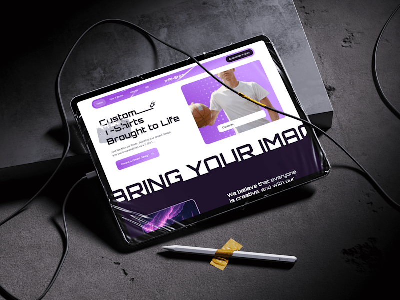 Cover image for Website for AI-based Prints Generator
