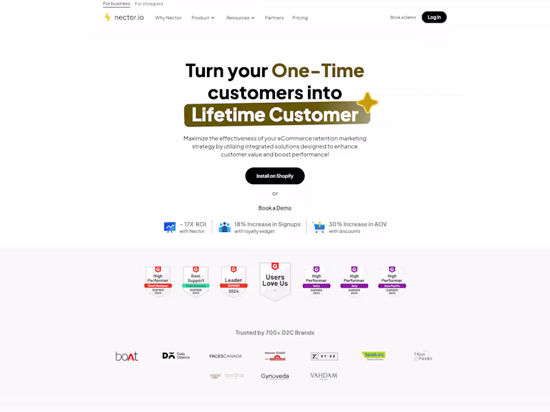 Cover image for Nector: Loyalty Program App for Shopify & Woocommerce