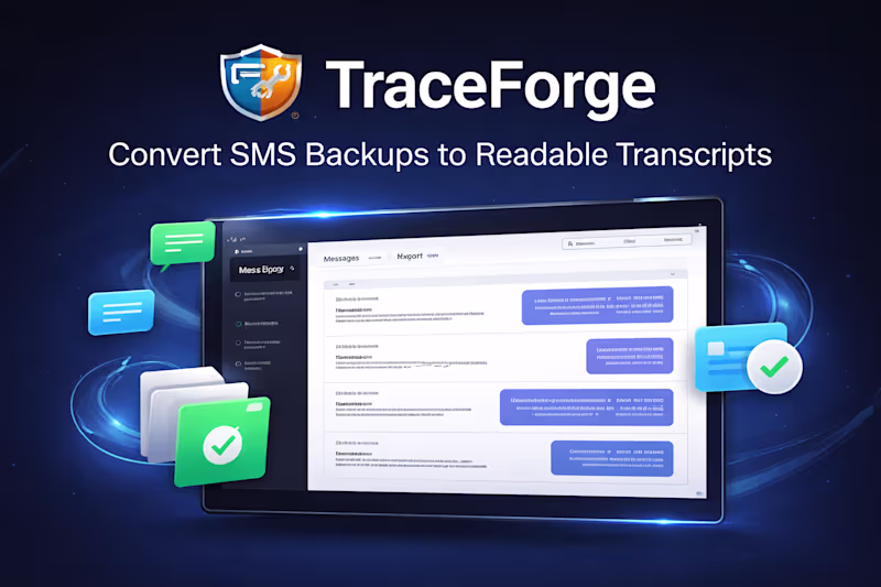 Cover image for TraceForge – SMS Data to