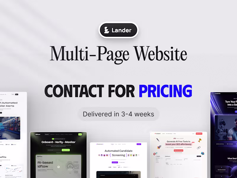 Cover image for Multi-Page Website in Framer