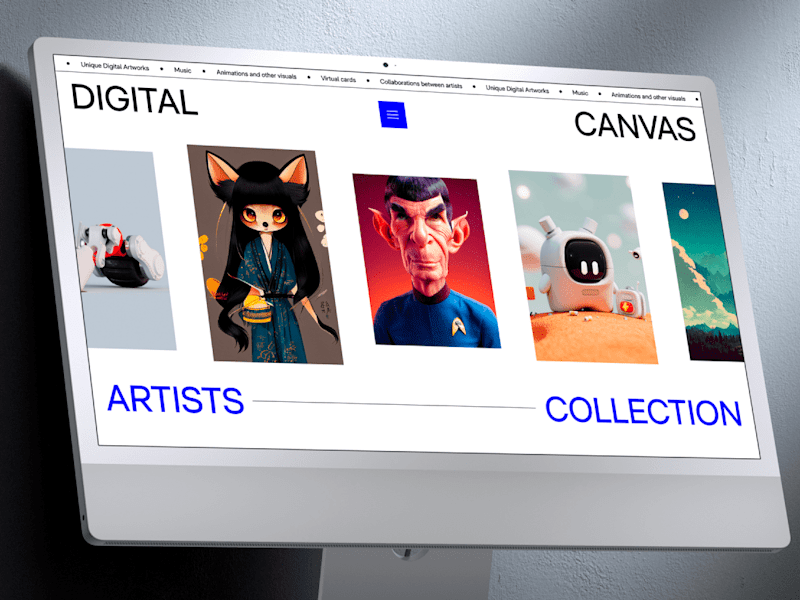 Cover image for NFT Crypto Web Site UX/UI design