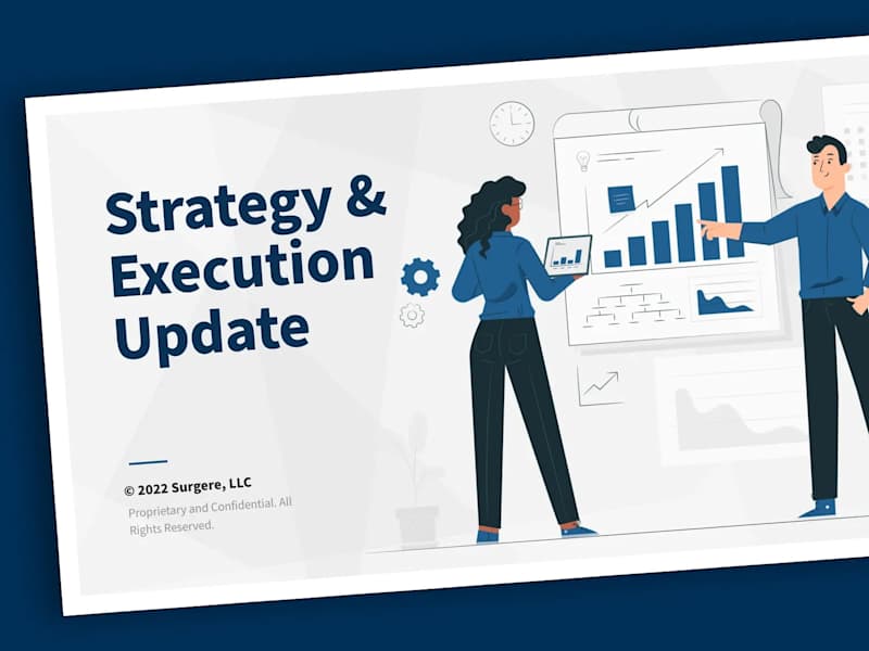 Cover image for Surgere Strategy & Execution Company Update Presentation