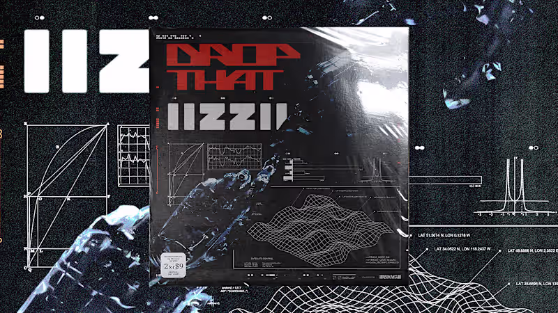 Cover image for DROP THAT - IIZZII ALBUM COVER DESIGN