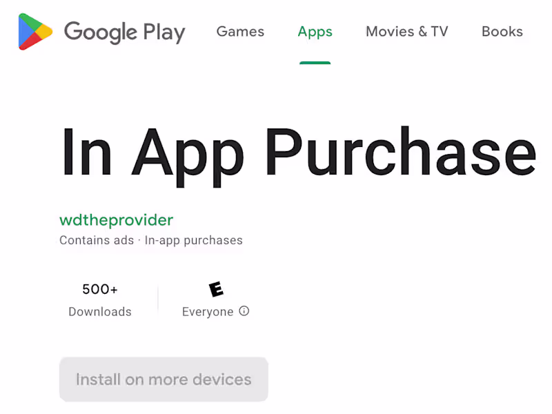 Cover image for In-App Purchase Demo