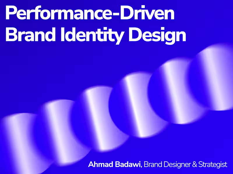 Cover image for Performance-Driven Brand Identity Design