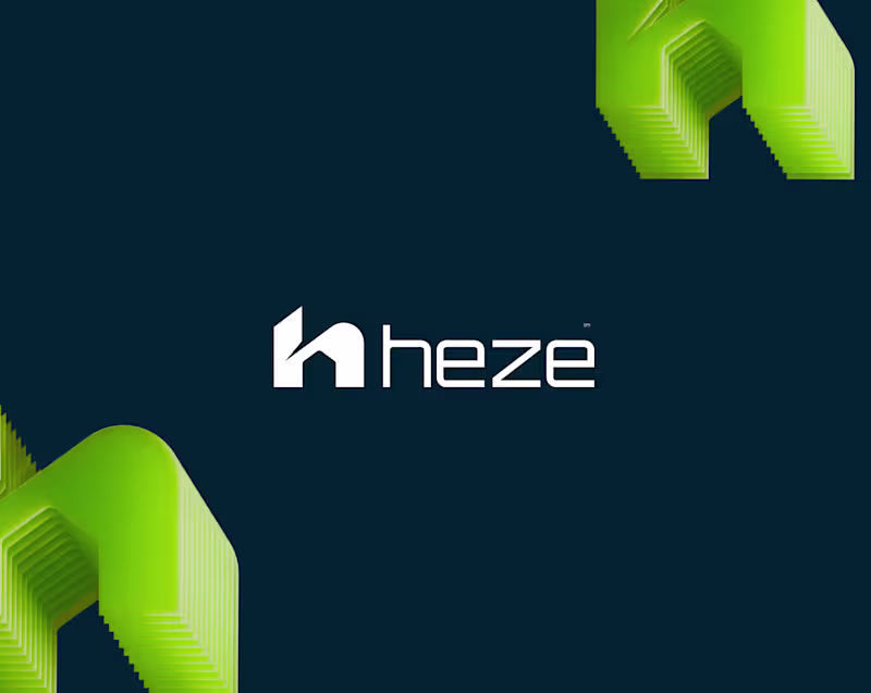 Cover image for heze brand identity