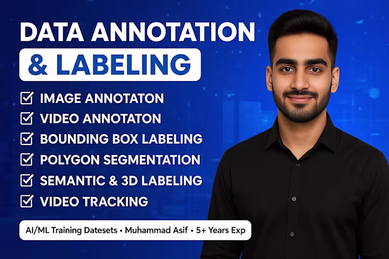 Cover image for Image & Video Annotation & Labeling for AI/ML