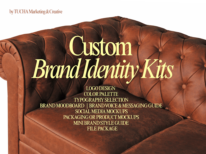 Cover image for Strategic, stylish brand kits tailored to your niche