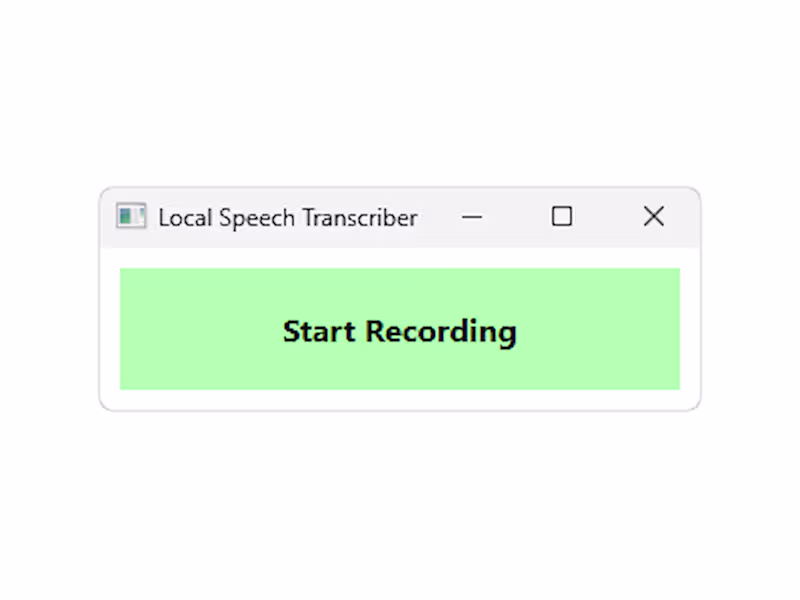 Cover image for [AI Engeneering] Local Speech Transcriber