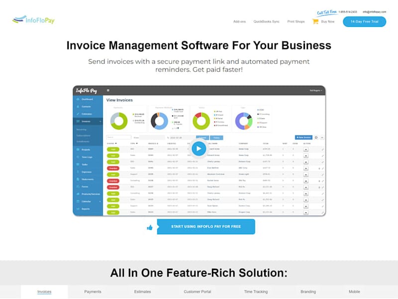 Cover image for InfoFlo Pay | Invoice Management System