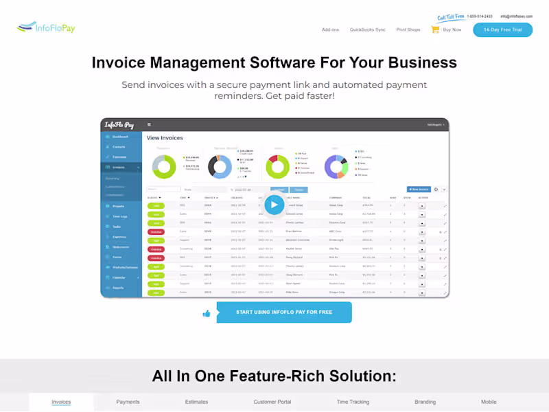 Cover image for InfoFlo Pay | Invoice Management System