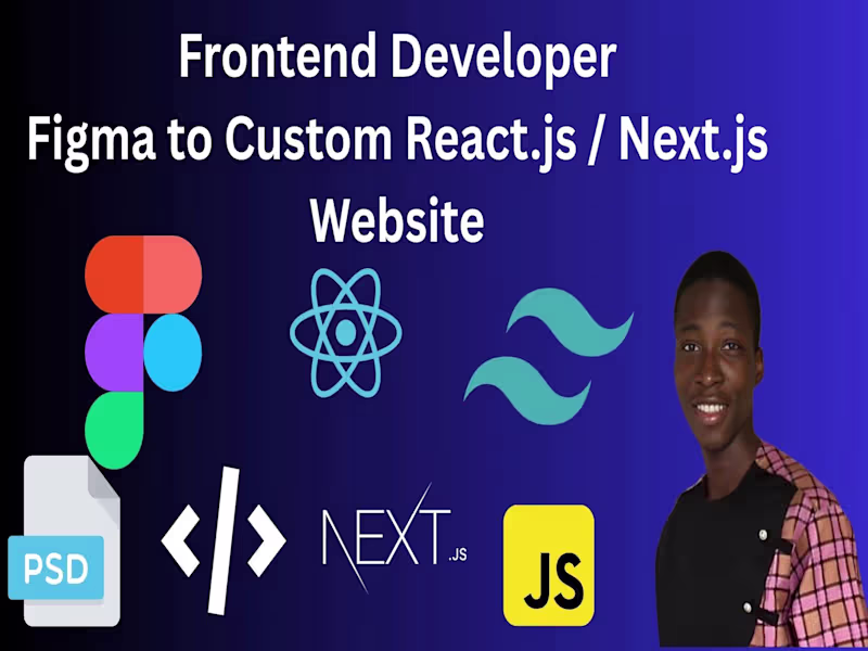 Cover image for Figma to Custom React.js / Next.js Website