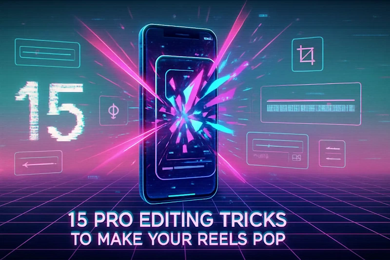 Cover image for 15 Pro Editing Tricks to Make Your Reels Pop (Using Only Your Phone)