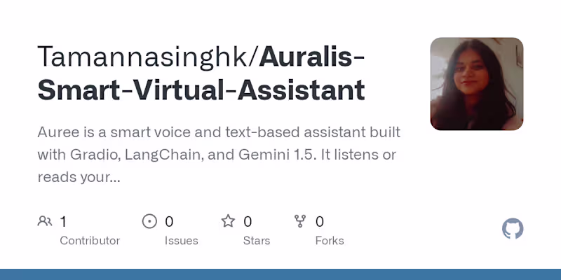 Cover image for Auralis Smart Virtual Assistant Development