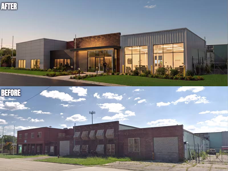 Cover image for Adaptive Reuse: Detroit Industrial to Modern Office
