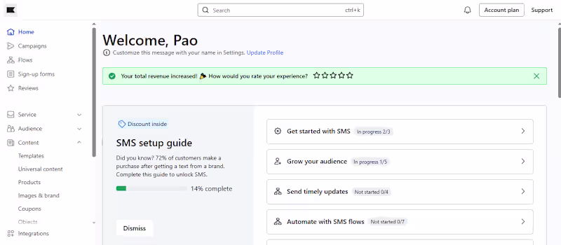 Cover image for Klaviyo flows and integretion