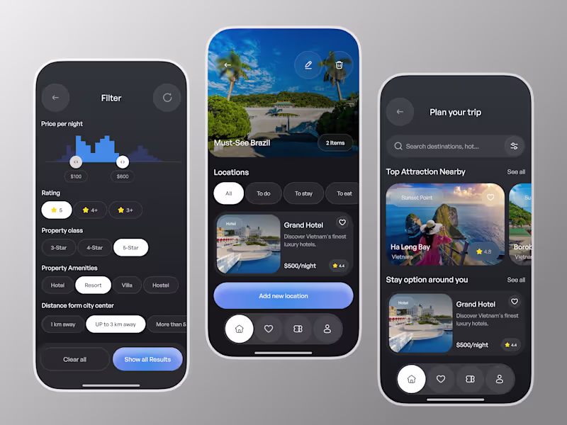Cover image for Travel Planner Mobile App UI/UX Redesign