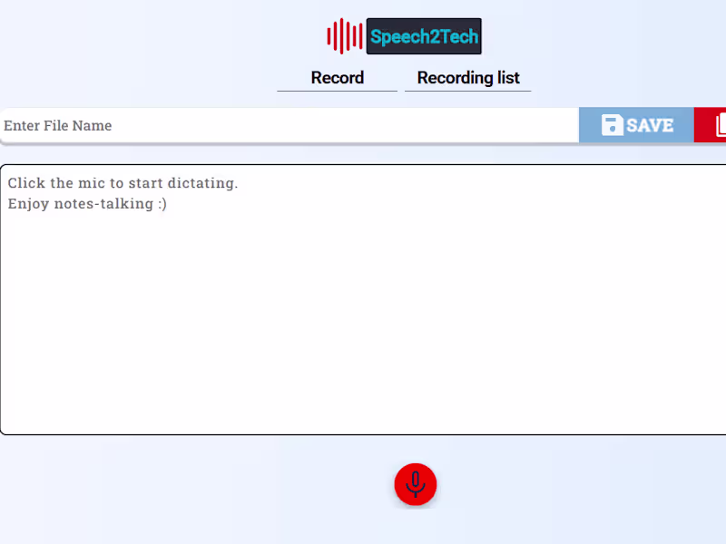 Cover image for Speech to Text