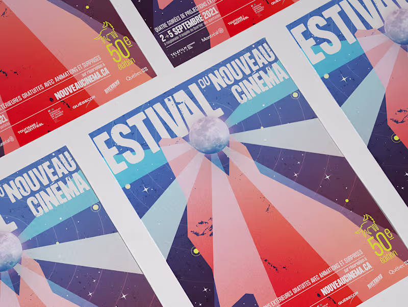 Cover image for Estival du Nouveau cinéma 2021 on Behance