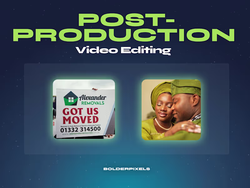Cover image for Post Production Video Editing