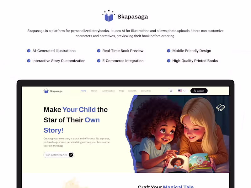 Cover image for AI Personalized Storybook Platform