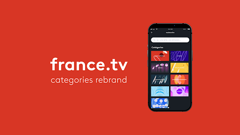 Cover image for France.tv | Rebrand category system :: Behance