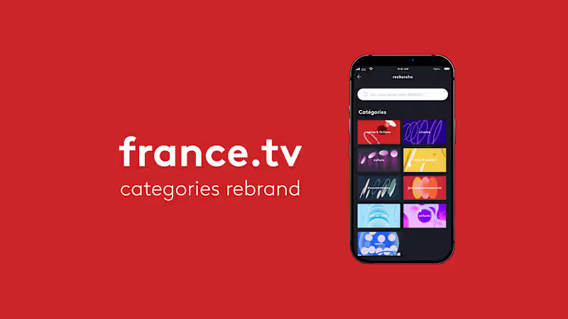 Cover image for France.tv | Rebrand category system :: Behance