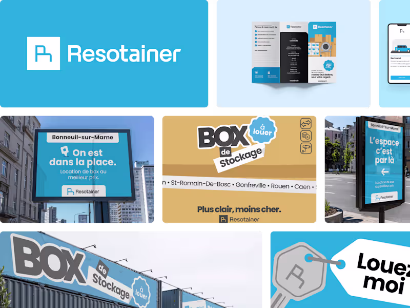 Cover image for A new visual identity for a French self-stockage provider