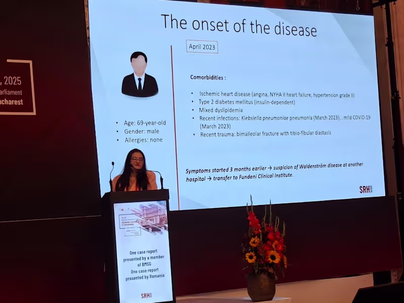 Cover image for Proud of my presentation at the national hematology congress...