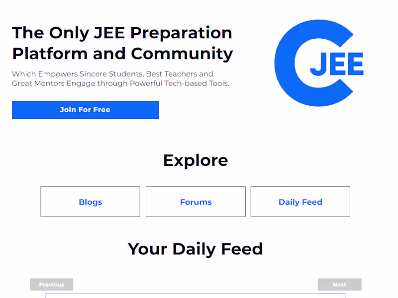 Cover image for The JEE Community