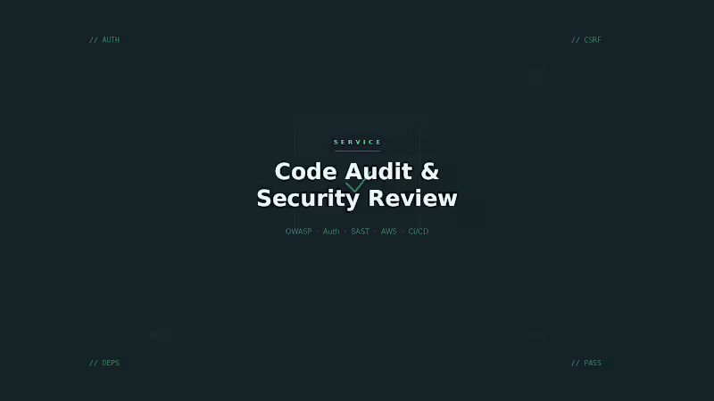 Cover image for Code Audit & Security Review