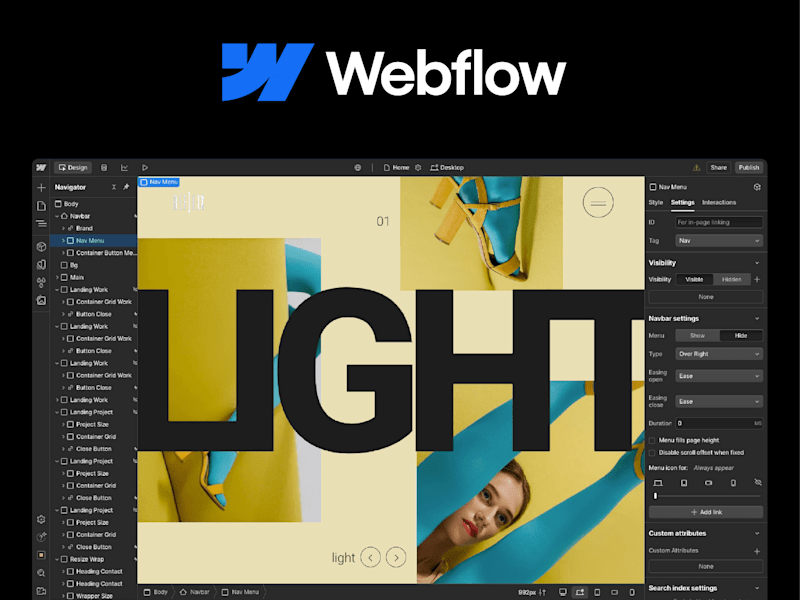 Cover image for Webflow design and development