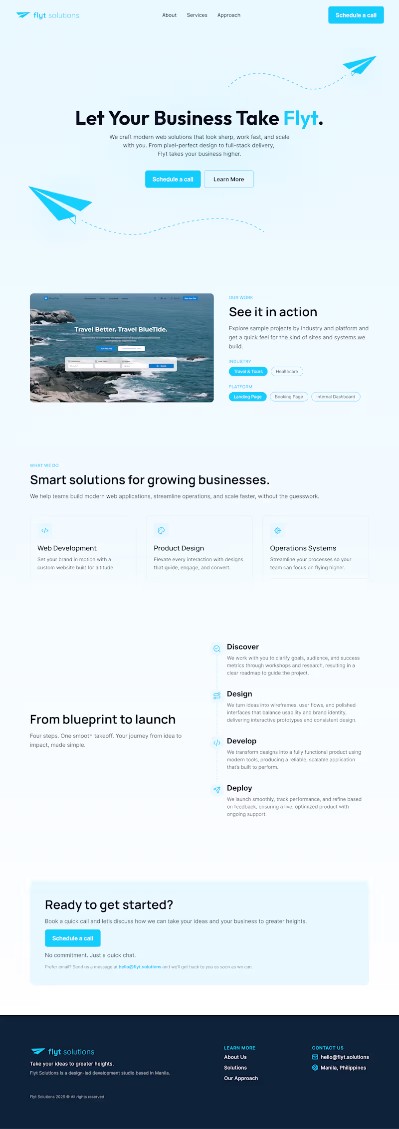 Cover image for Where Flyt Solutions started, from Figma wireframes for our ...