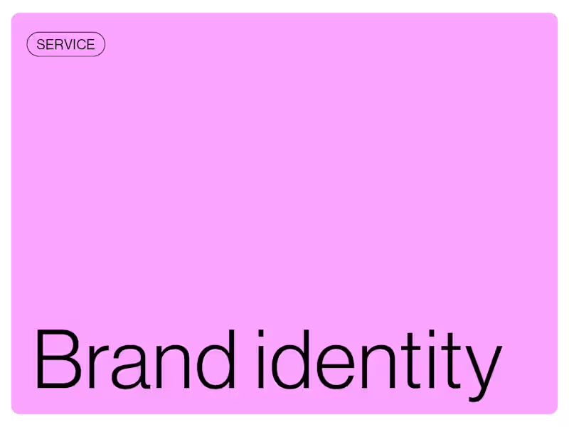 Cover image for Brand identity